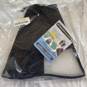 WinWeal Soft Dog Cone Collar Black Pet Recovery, Adjustable